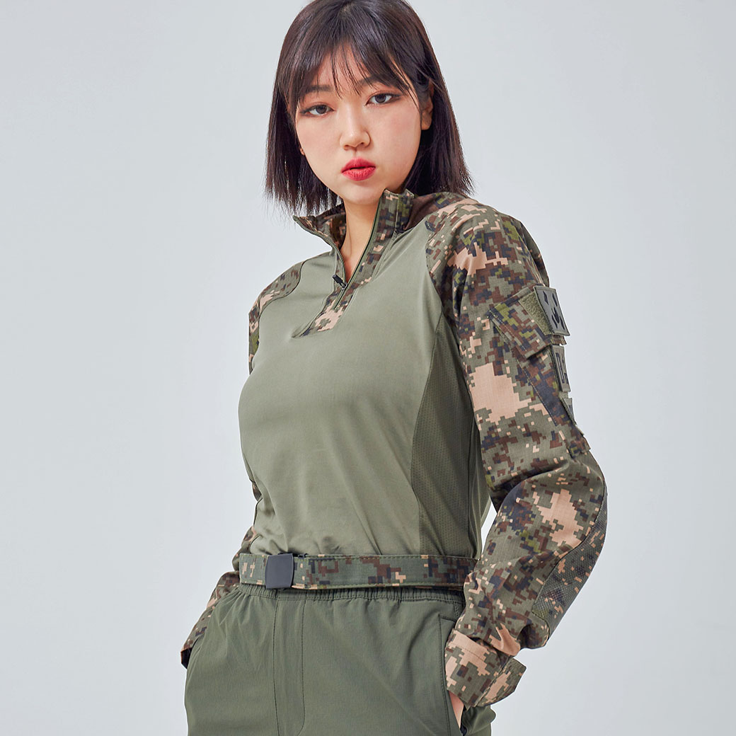 컴뱃셔츠 육군 군인 군대 밀리터리 서바이벌 등산 캠핑 티셔츠 셔츠 - 상세 이미지 3