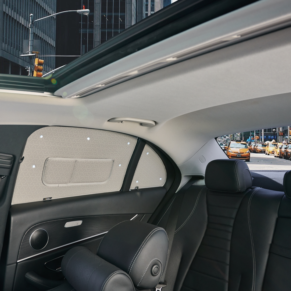 설레노 차량햇빛가리개 맞춤제작 차박커튼 2열 세트 암막 제품 이미지