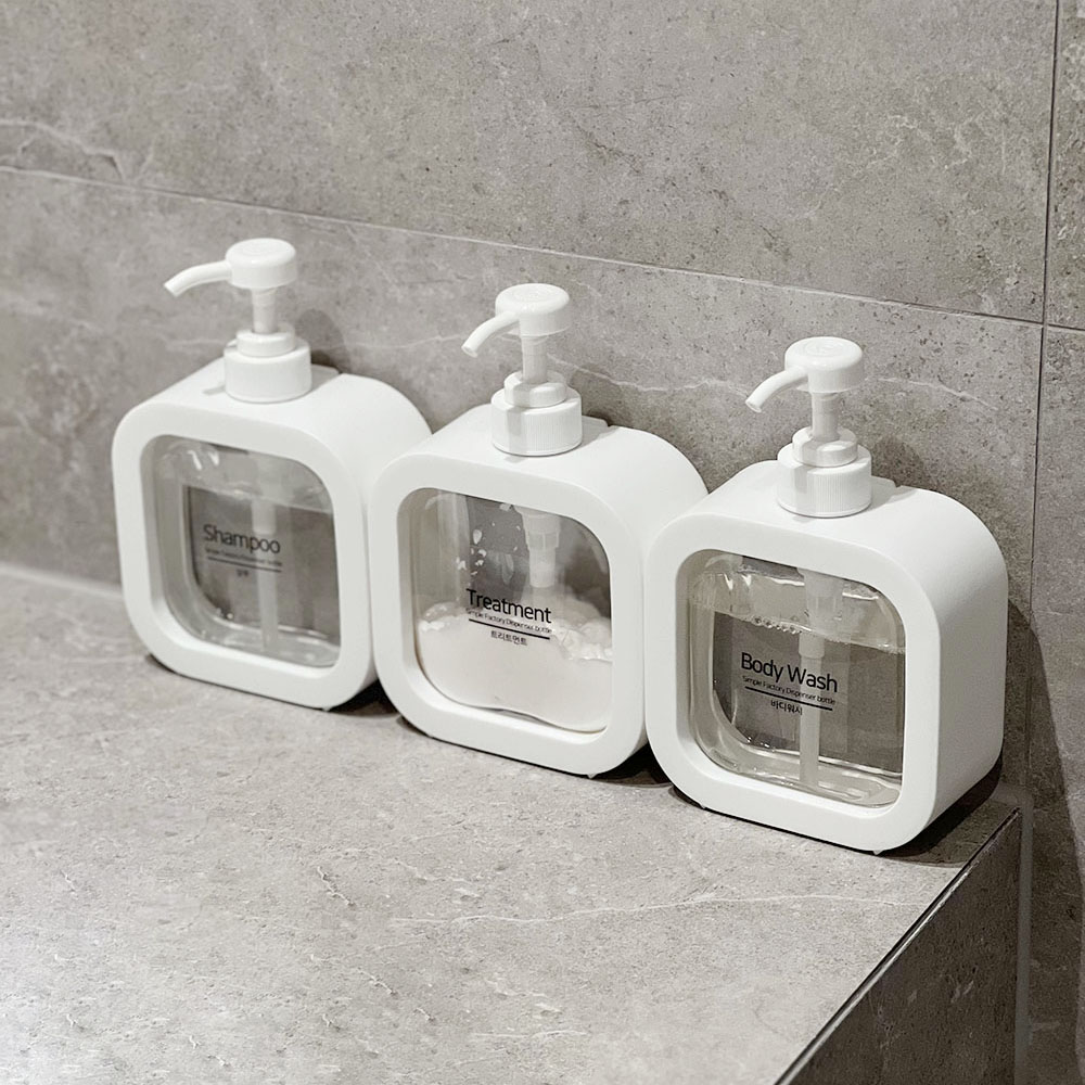 샴푸 디스펜서 욕실 핸드워시 주방세제통 심플팩토리 500ml 사용후기