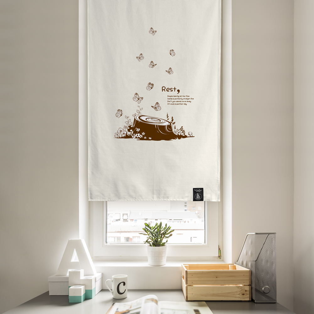 원세븐나인 그릇장 S 가림막 커튼 가리개 커튼 현관 중문 도어 베란다 주방 창문 바란스 패브릭