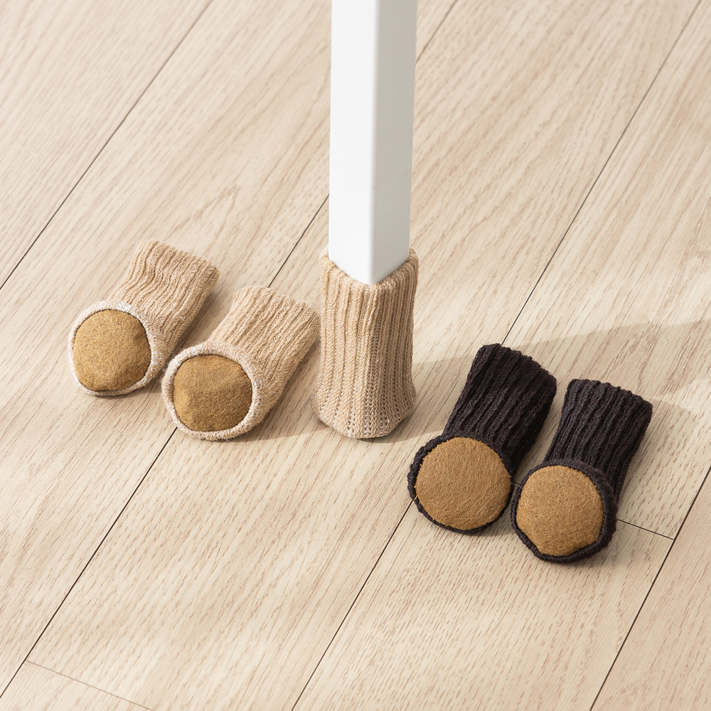 할메이드 식탁 의자발커버 의자다리커버 고양이 양말 발캡 4p