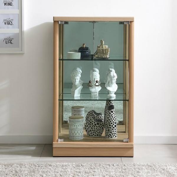 미니유리진열장 고급장식장 인테리어장식장 낮은 거실유리장