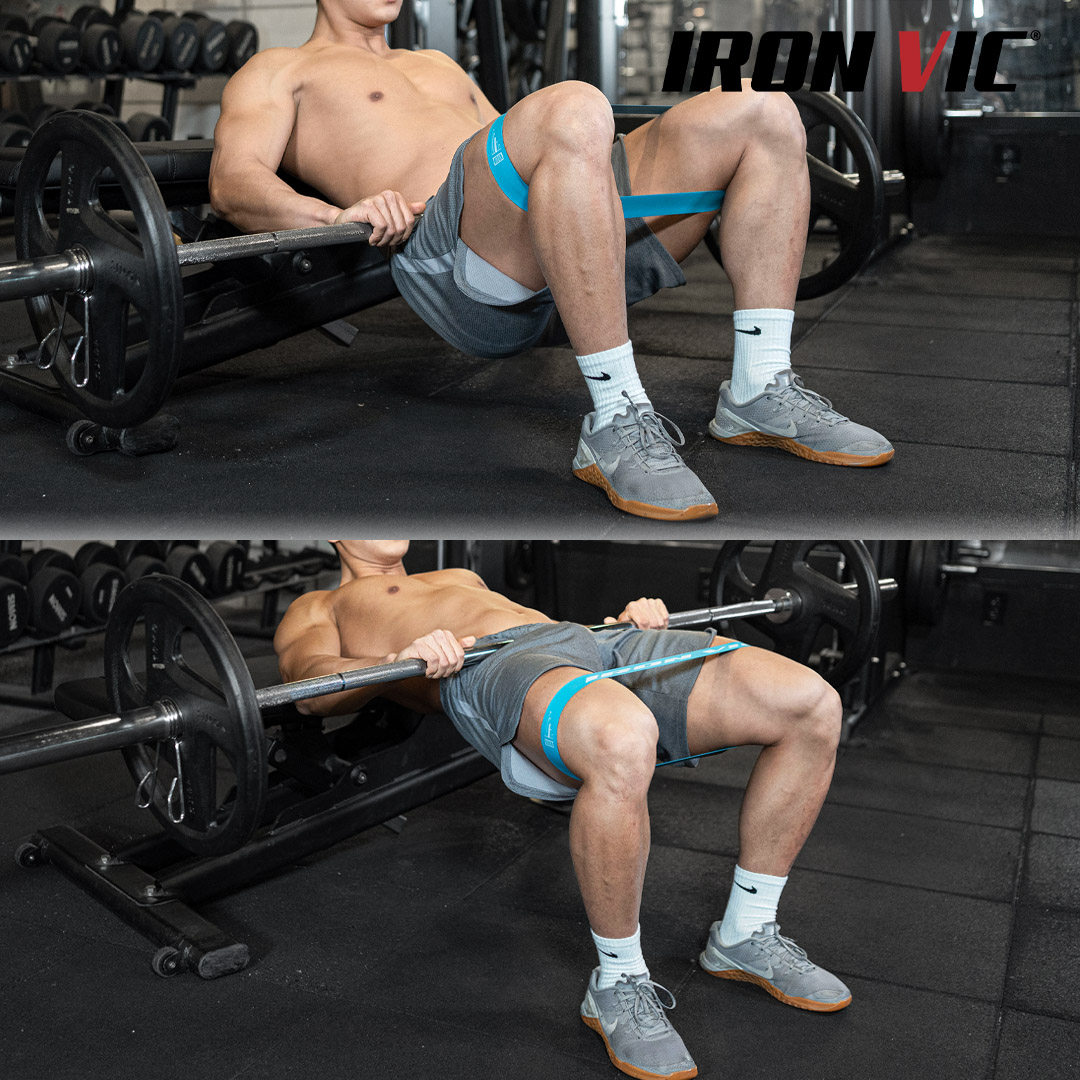 아이언빅 스쿼트 사레레 밴드 힙쓰러스트 스트레칭 힙 밴드 세트 이미지 2