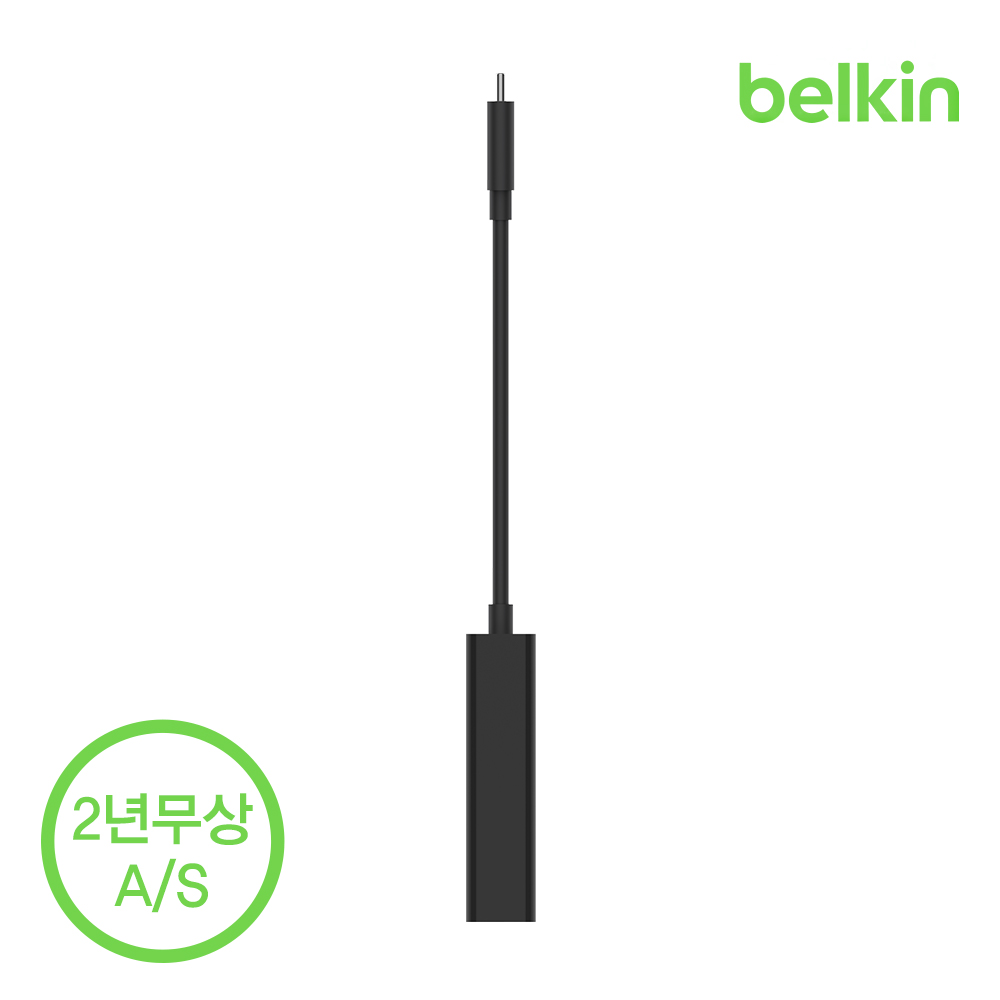 벨킨 USB 4 C타입 to 이더넷 2.5Gbps GbE 어댑터 초고속 유선랜 INC012bt - 상세 이미지 4