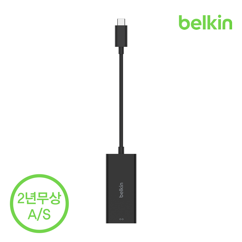 벨킨 USB 4 C타입 to 이더넷 2.5Gbps GbE 어댑터 초고속 유선랜 INC012bt - 상세 이미지 3
