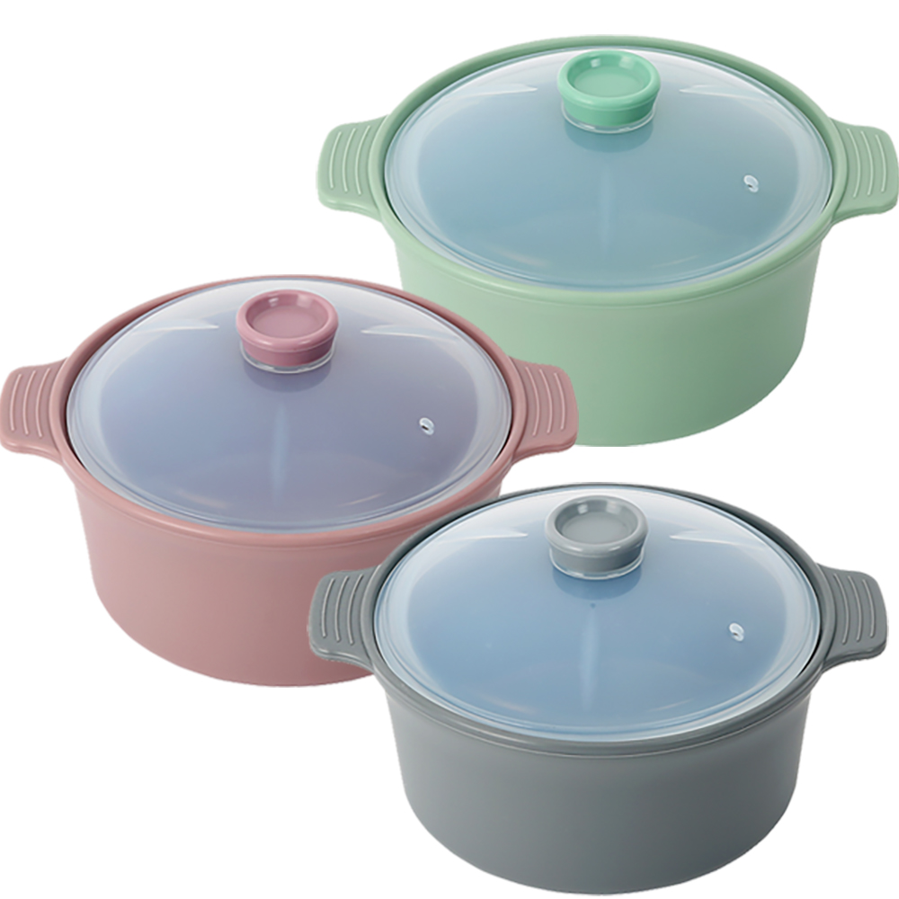 국산 실리콘 냄비 전자레인지 라면용기 계란찜기 800ml - 상품 이미지