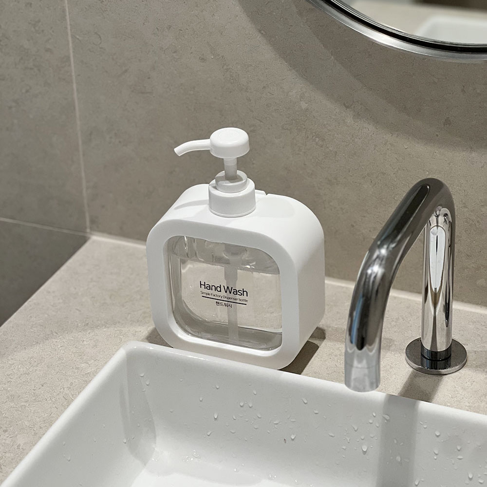 샴푸 디스펜서 욕실 핸드워시 주방세제통 심플팩토리 500ml 사용후기