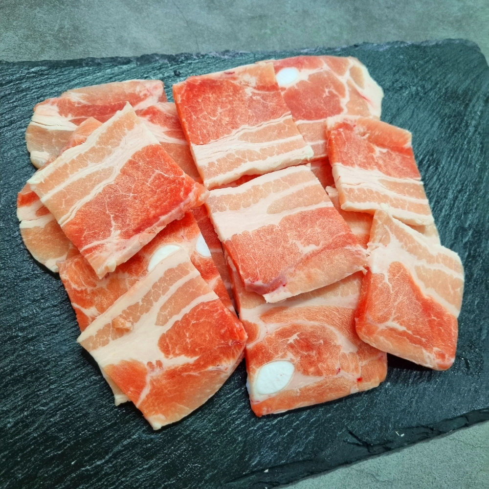 힐링미트 삼겹살 통삼겹 2kg 항정살 듀록 대패 이베리코 냉동 수입 오겹살 목전지 등갈비