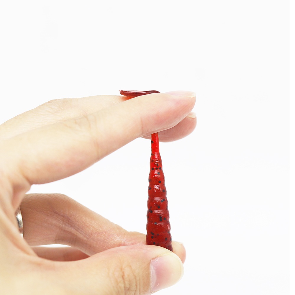 루어스토어 아이 그럽웜 소프트베이트 1.8인치 꺽지 쏘가리 볼락 우럭 배스웜 - 상세 이미지 4