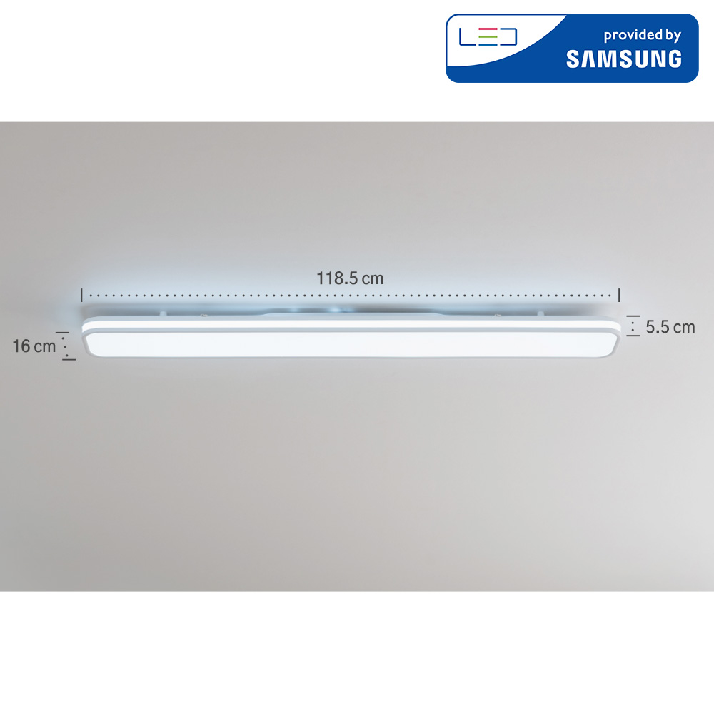 LED등 LED주방등 리아스 시스템 2등 50W 부엌 천장조명 - 상세 이미지 5