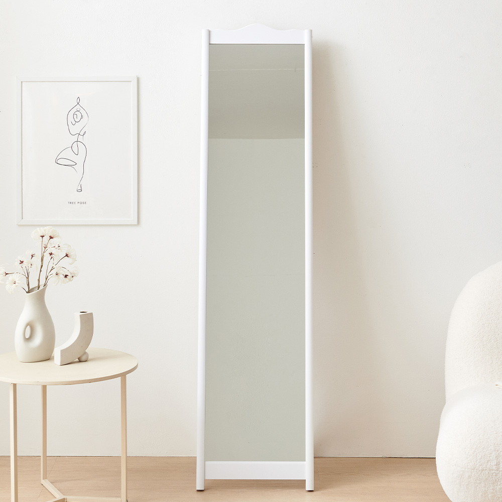 스코나 커버 거치경 스탠드형 래핑 전신 거울(400 1600)