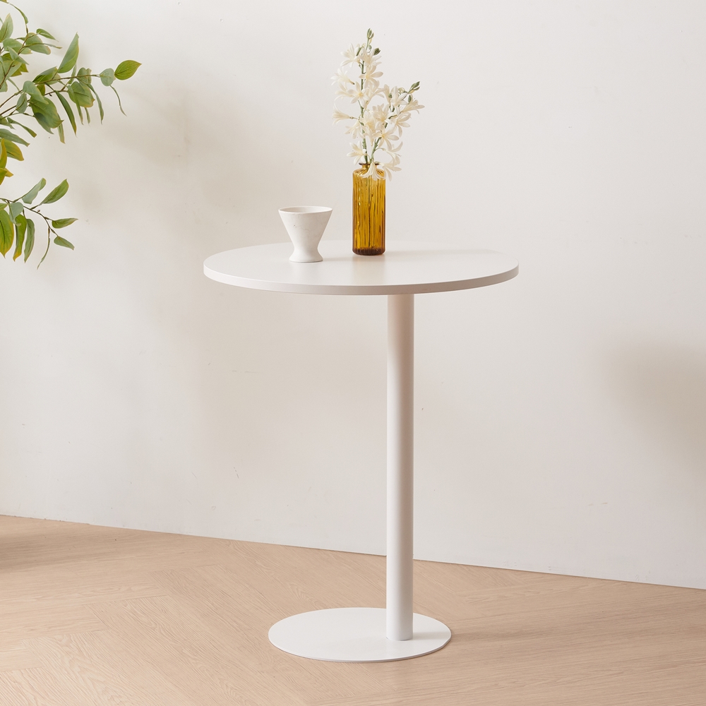 원테이블 업소용 둥근 원형테이블 600 원룸식탁 1인용식탁