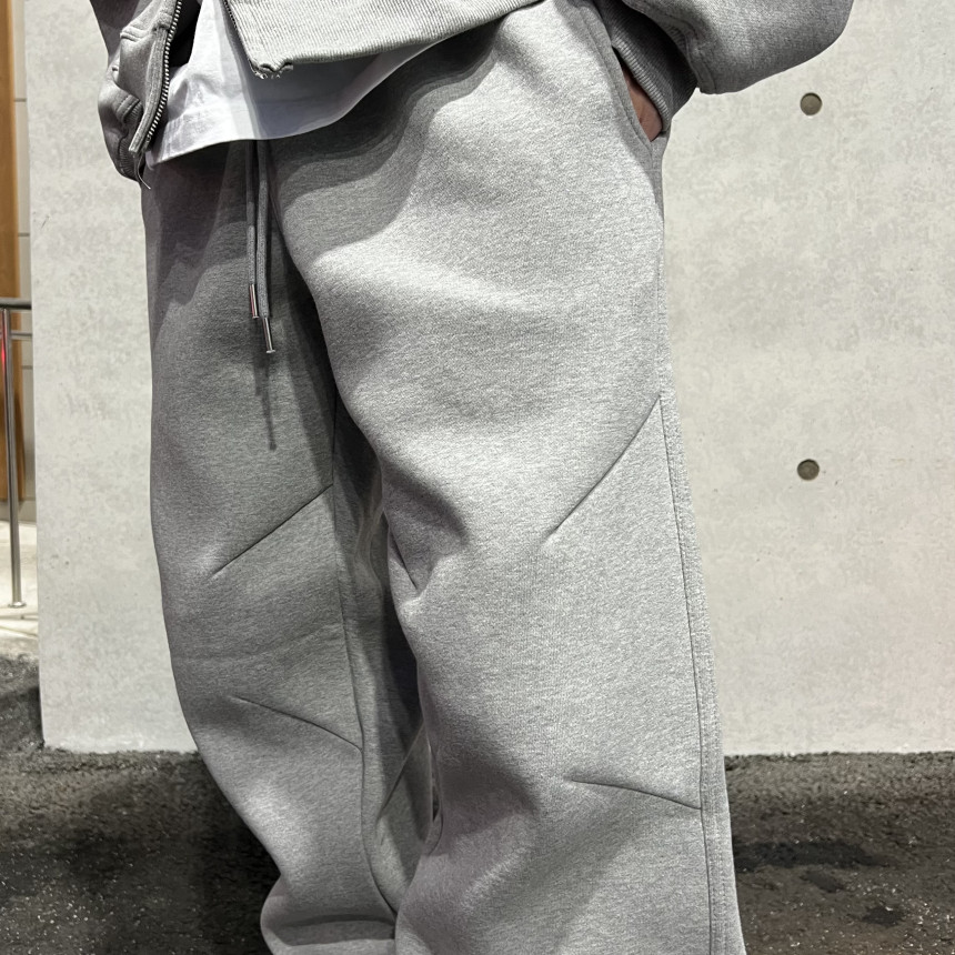 knee dart jogg pants (3color)