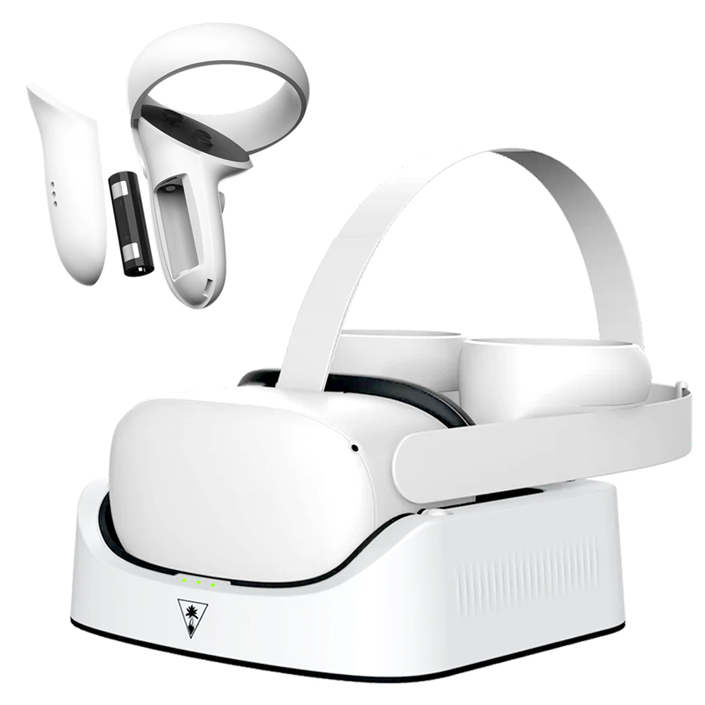 오큘러스퀘스트2 거치대 배터리 충전 독 터틀비치 퓨어 VR차저 컴팩트 - 메인 이미지
