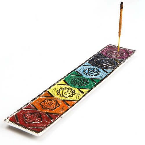 인센스 스틱 홀더 세븐차크라 메탈 향받침대 향꽂이