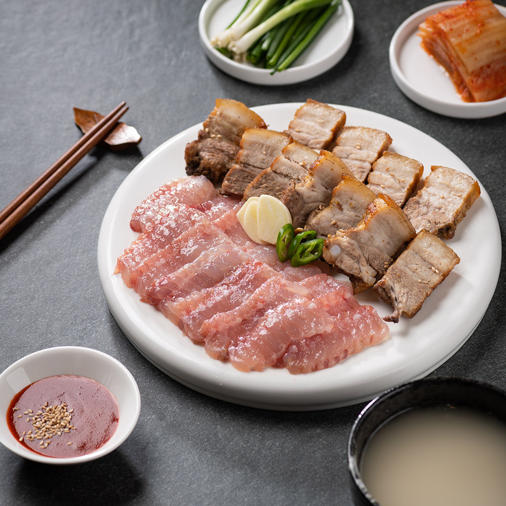 국내산 목포 홍어 흑산도홍어 삼합추천