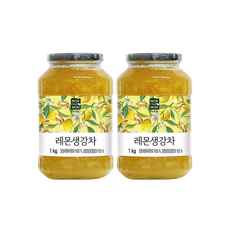 [녹차원] 레몬생강차 1kg x 2병