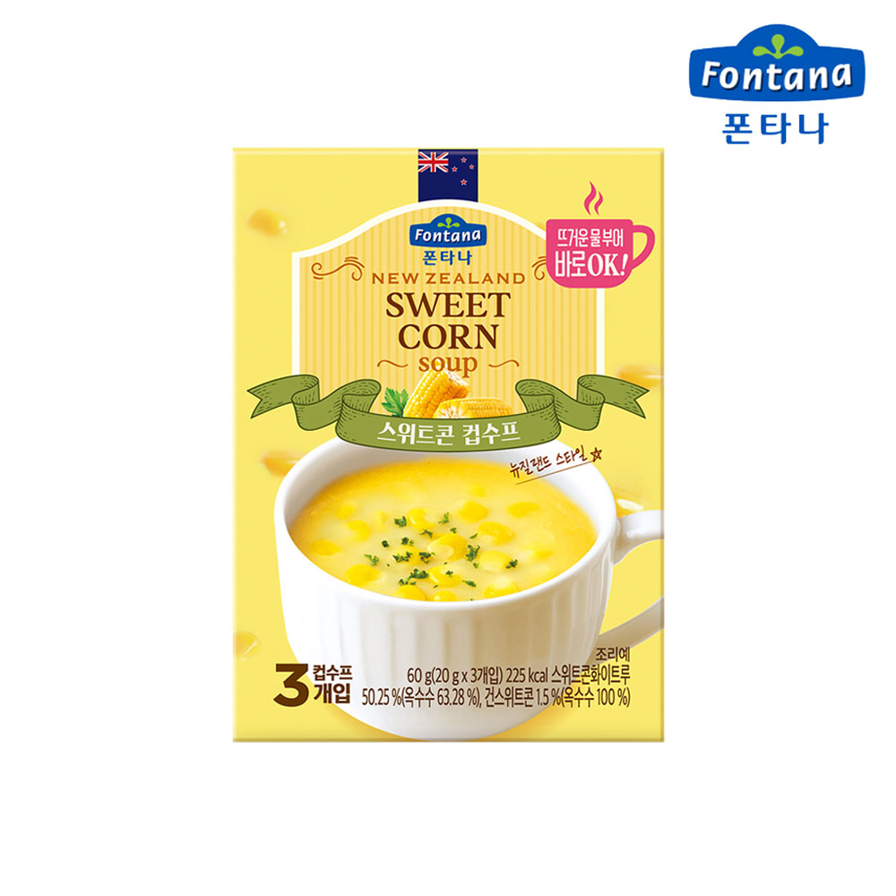 폰타나 뉴질랜드 스위트콘 수프 60g - 상품 이미지