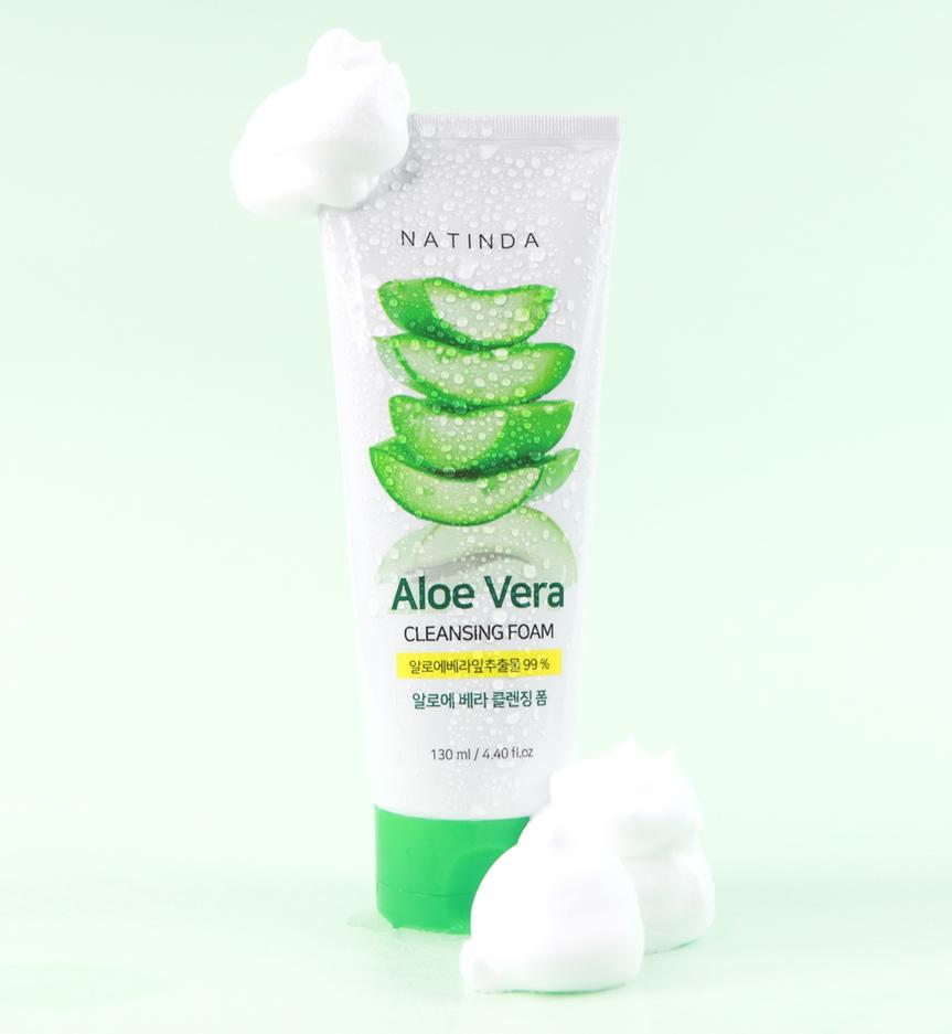 나틴다 알로에베라 클렌징폼 130ml - 상세 이미지 2