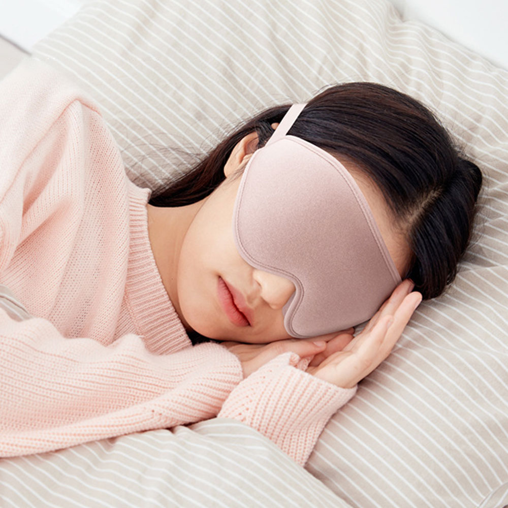 3D 메모리폼 아이마스크 불면증 암막 여행용 숙면 수면 안대 - 상세 이미지 2