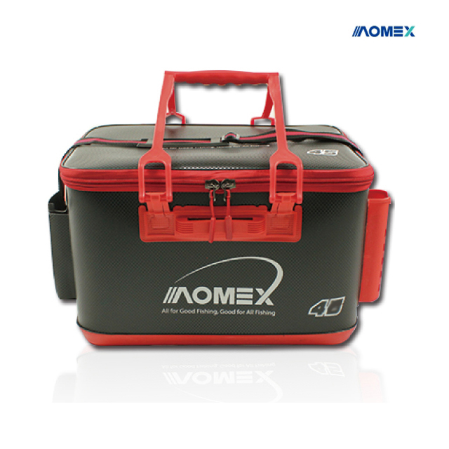아오맥스 크릴바구니 40L 블랙레드 하드 밑밥통 EVA 바칸 살림통 낚시용품