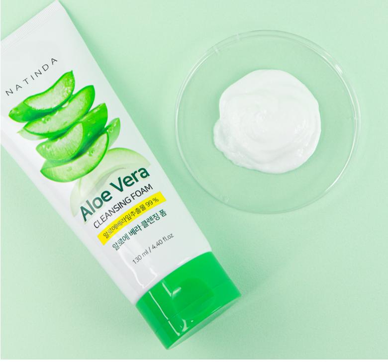 나틴다 알로에베라 클렌징폼 130ml 이미지 6