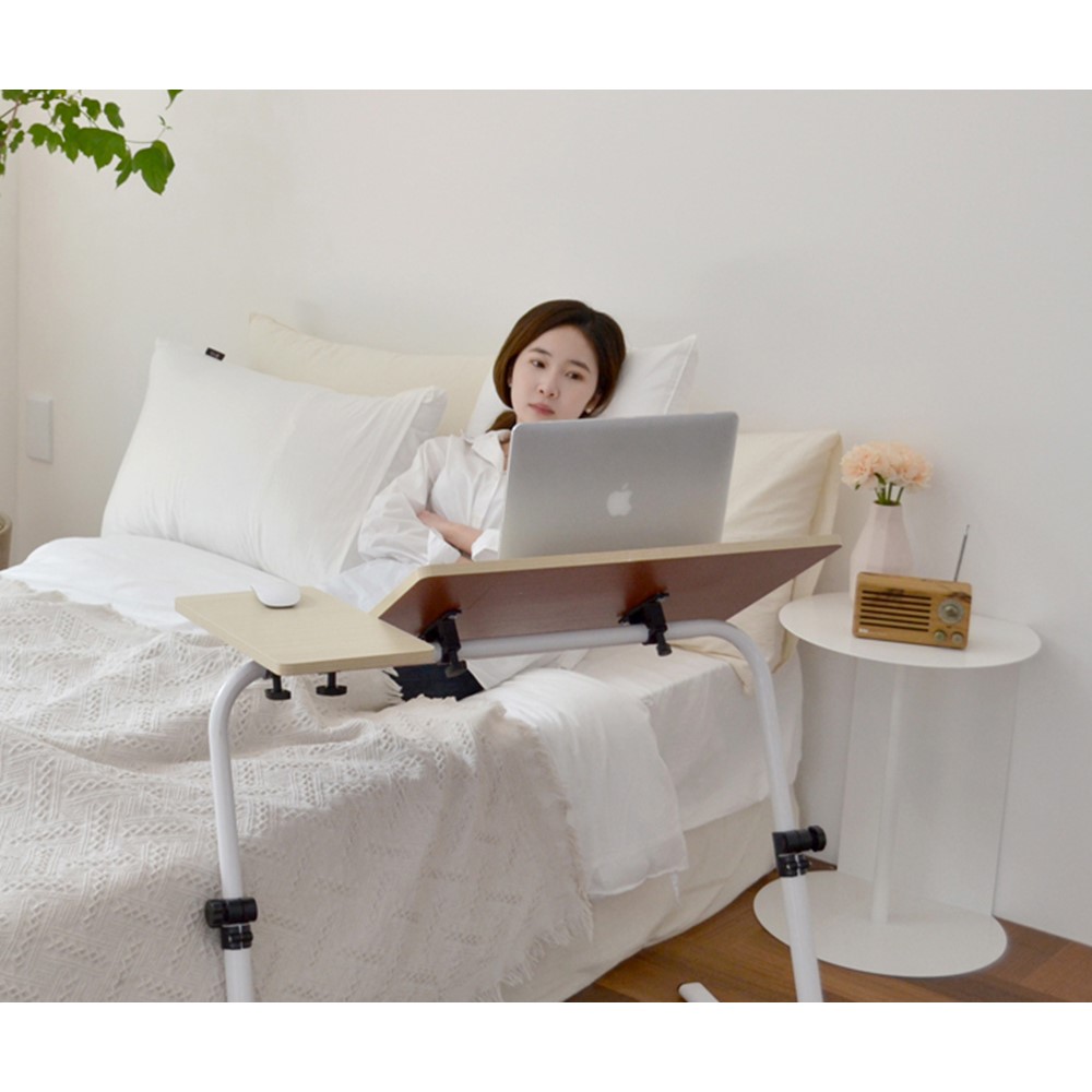 접이식 높은 폭좁은책상 소파용테이블 침대용책상 - 상세 이미지 2
