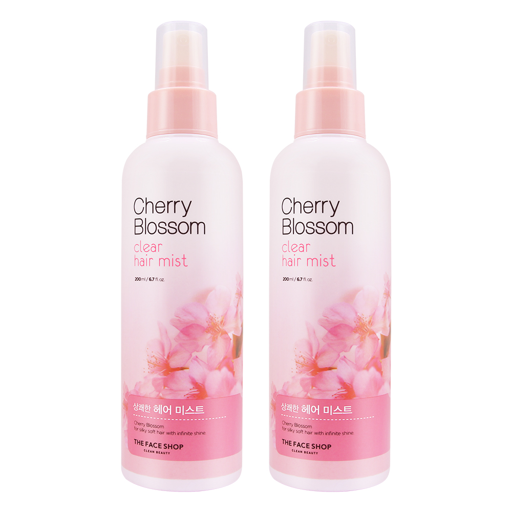 1+1 더페이스샵 체리블라썸 클리어 헤어 미스트 200ml : 뷰티코스