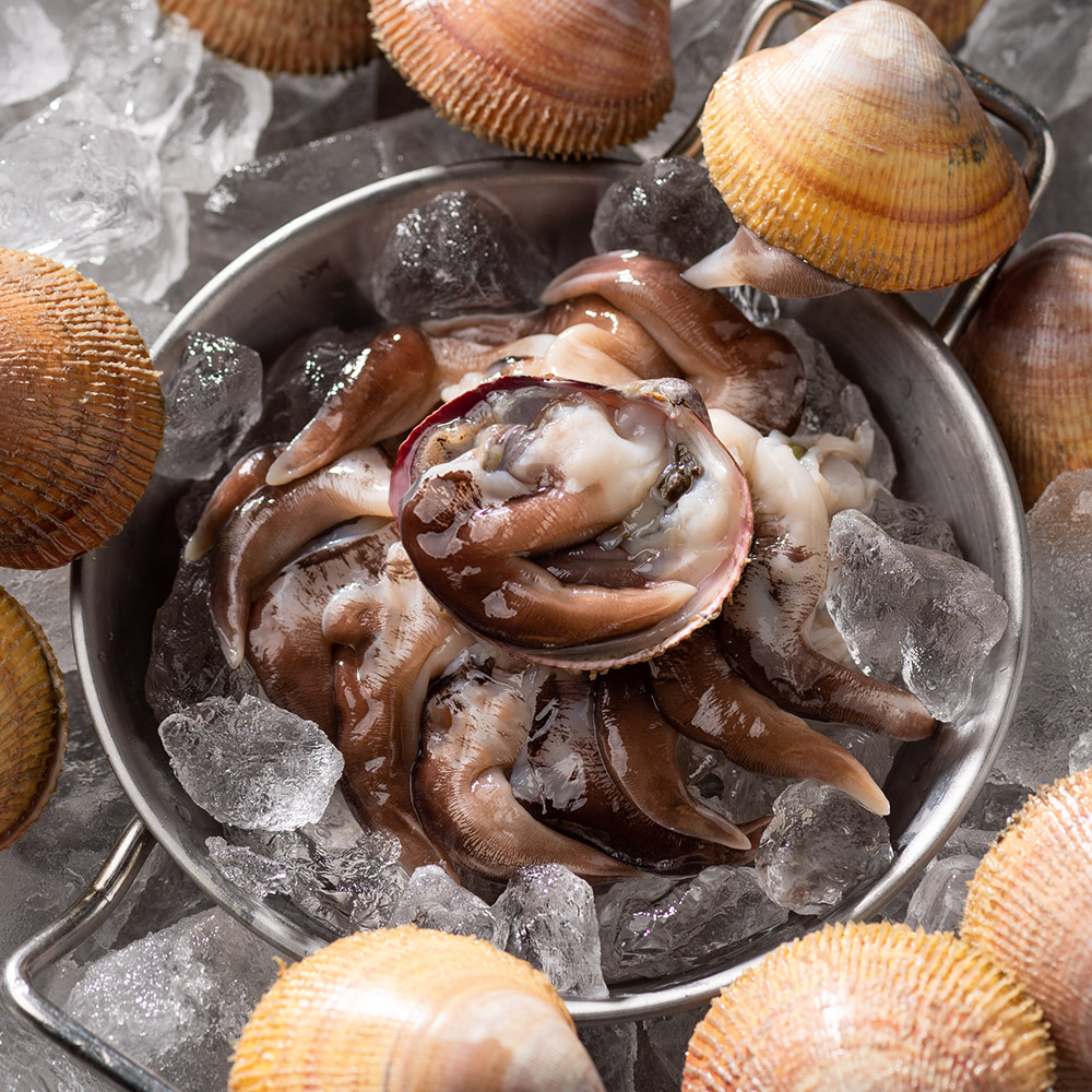 국내산 특품 새조개 500g 손질 샤브샤브 실중량