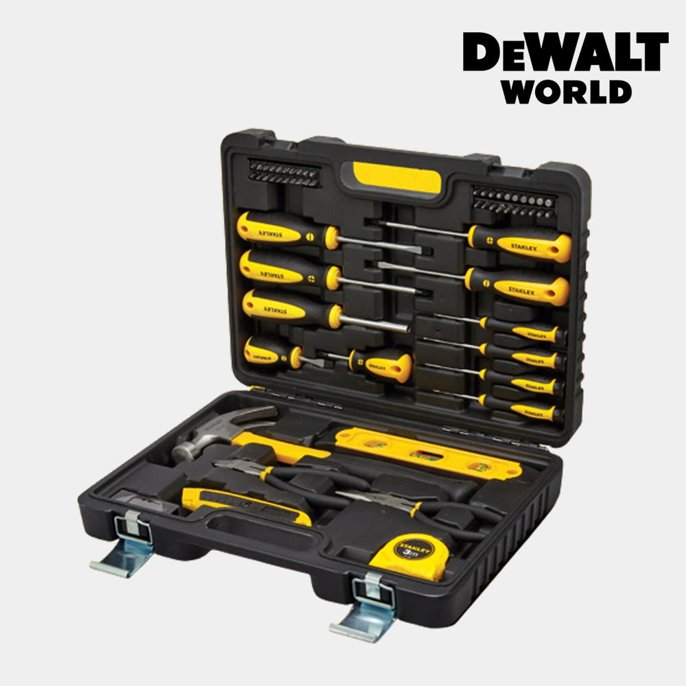 스탠리 DIY 수공구세트 68pcs 가정용공구 입주선물 집들이선물 STHT0-75984 : 디월트월드