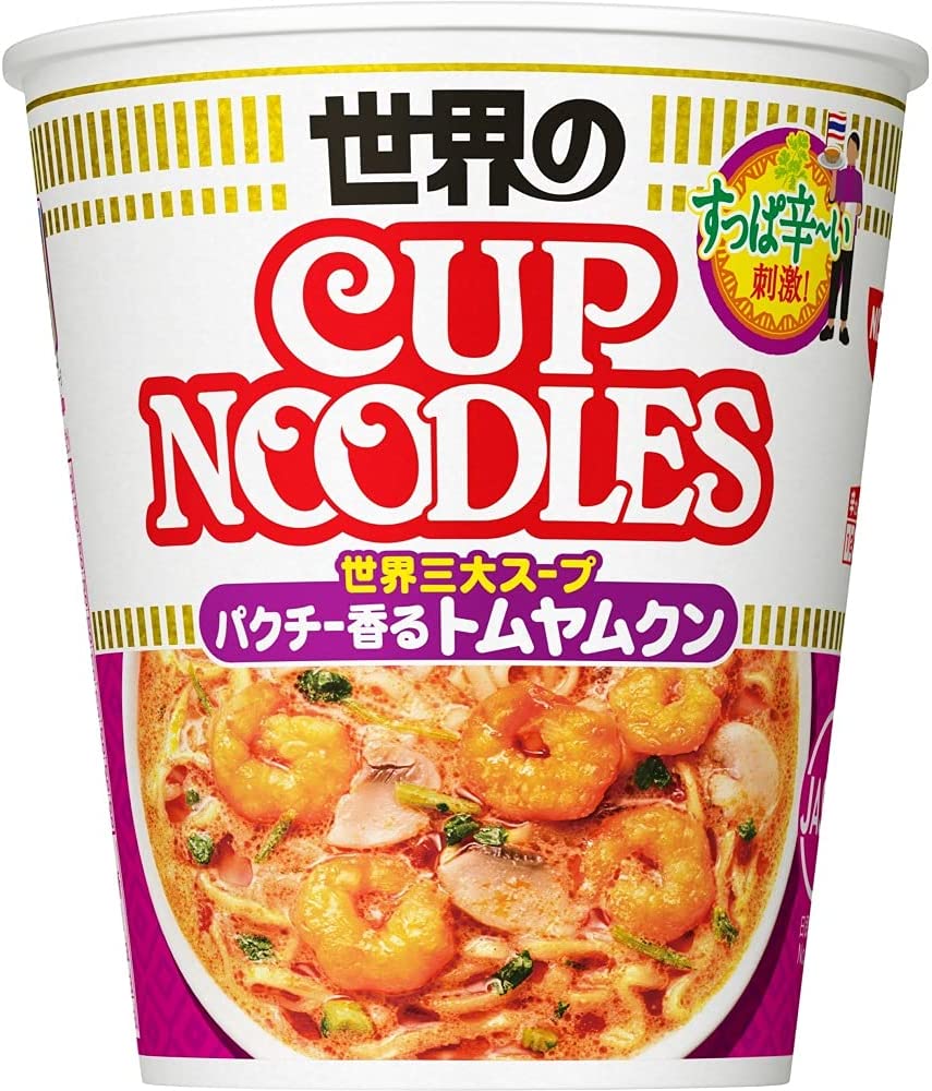 닛신 컵누들 똠양꿍 라면 75g×12개입
