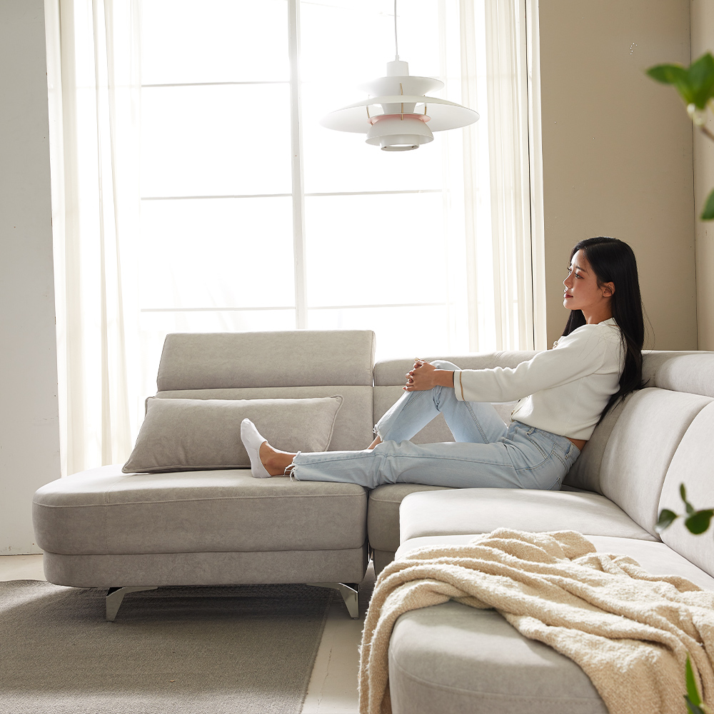 서광퍼니처 산티아고 조야 아쿠아텍스 패브릭 모듈 코너형 5인용 쇼파 sk