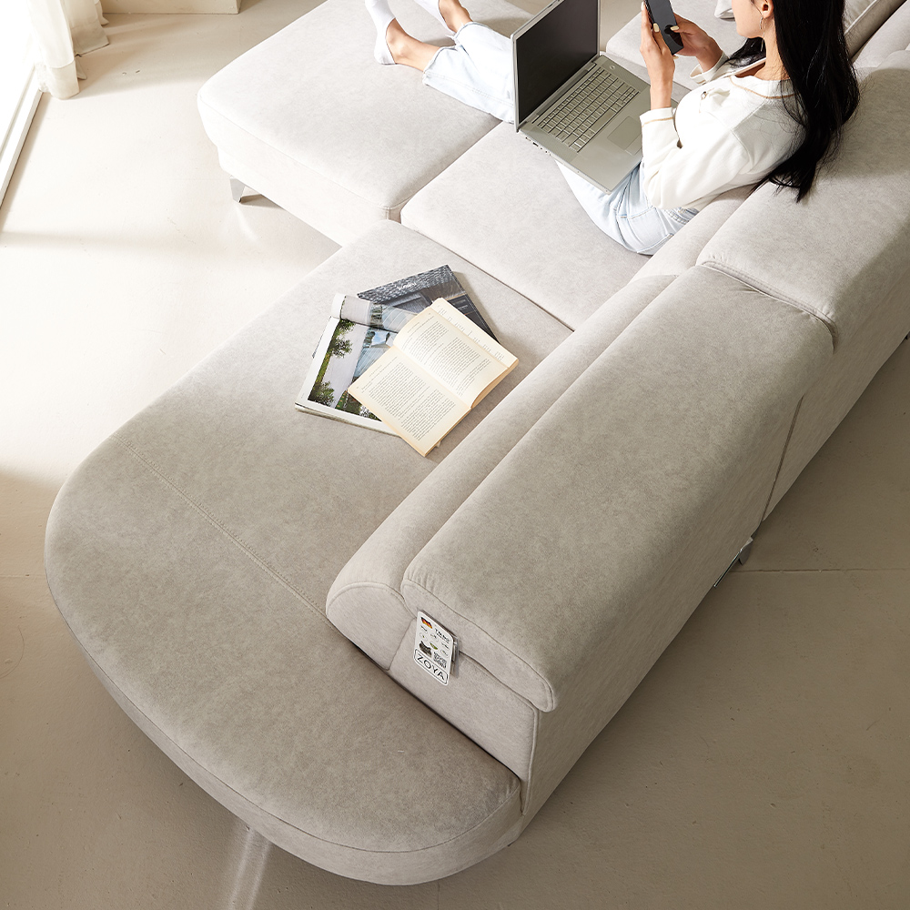 서광퍼니처 산티아고 조야 아쿠아텍스 패브릭 모듈 코너형 6인용 쇼파 sk