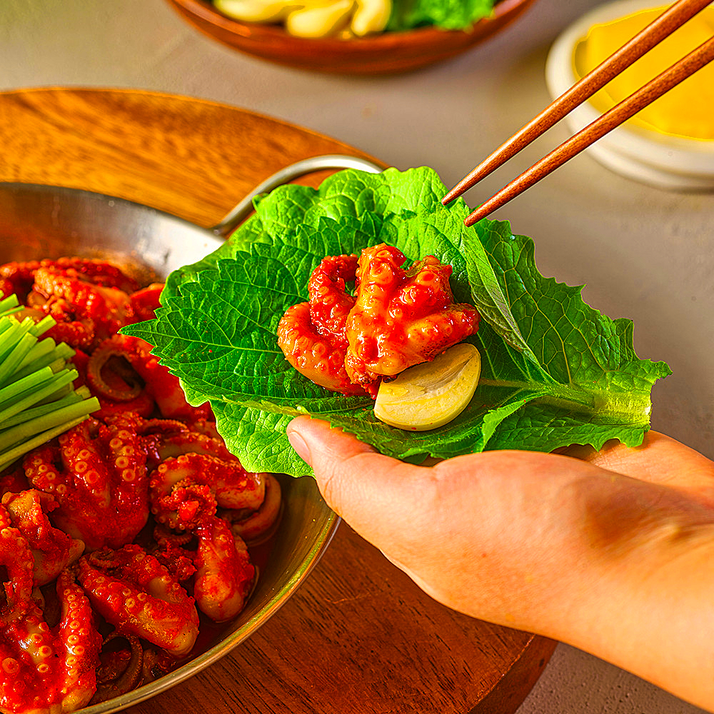 매운 양념 쭈꾸미볶음 쭈꾸미밀키트 캠핑요리 저녁메뉴 600g 3인분 - 상세 이미지 3