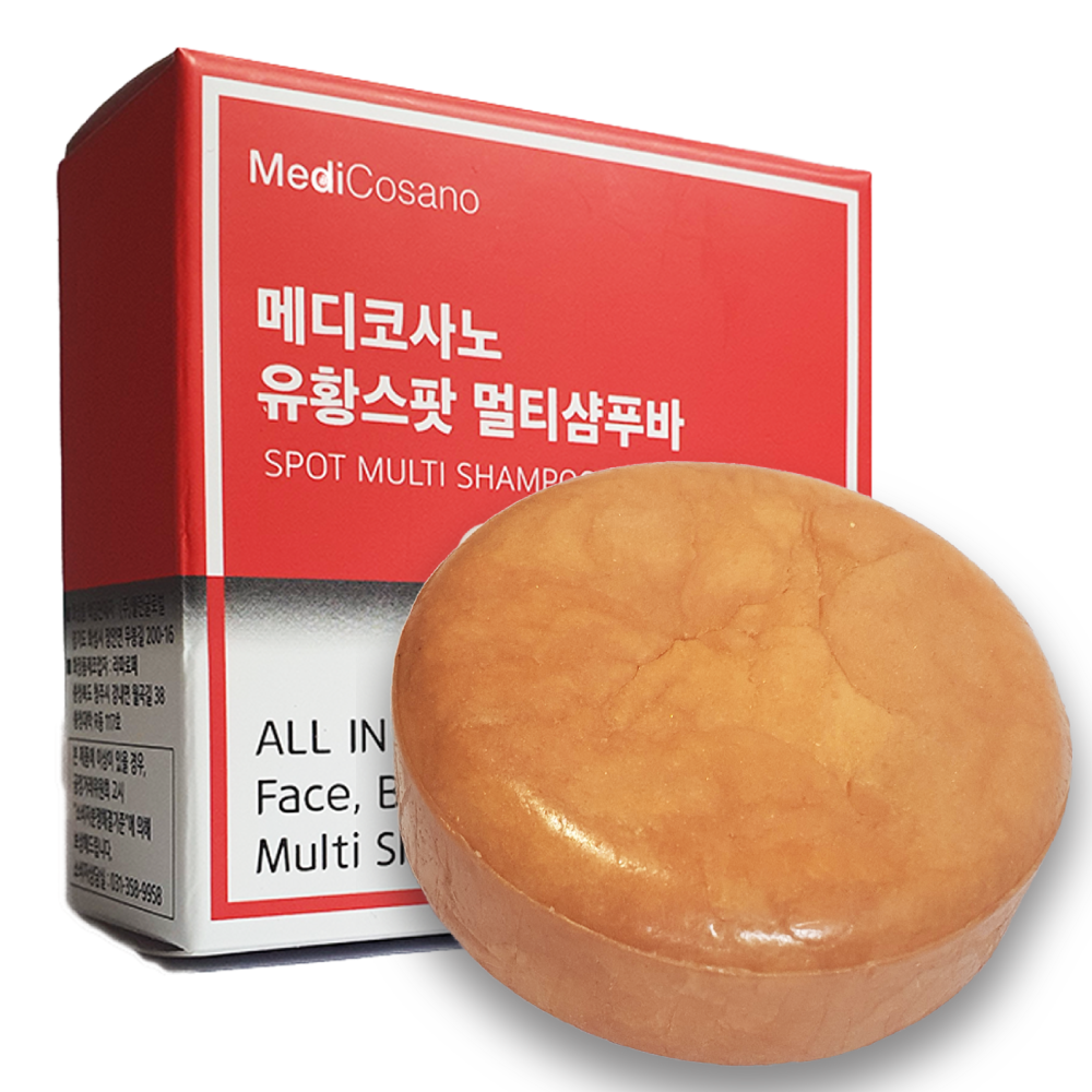 메디코사노 지루성두피 올인원 프리미엄 유황 샴푸바 100g