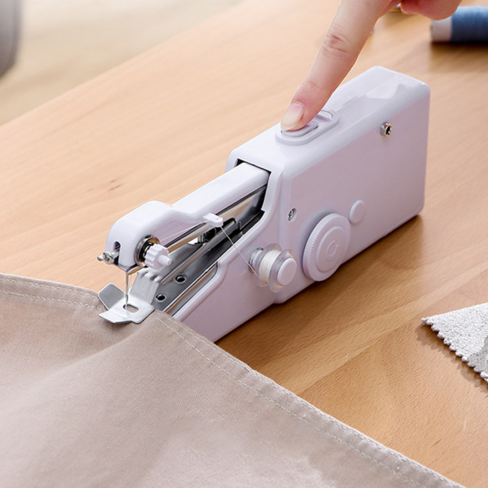 원터치 핸드 미싱기 미니 재봉틀 자동 바느질 오버로크