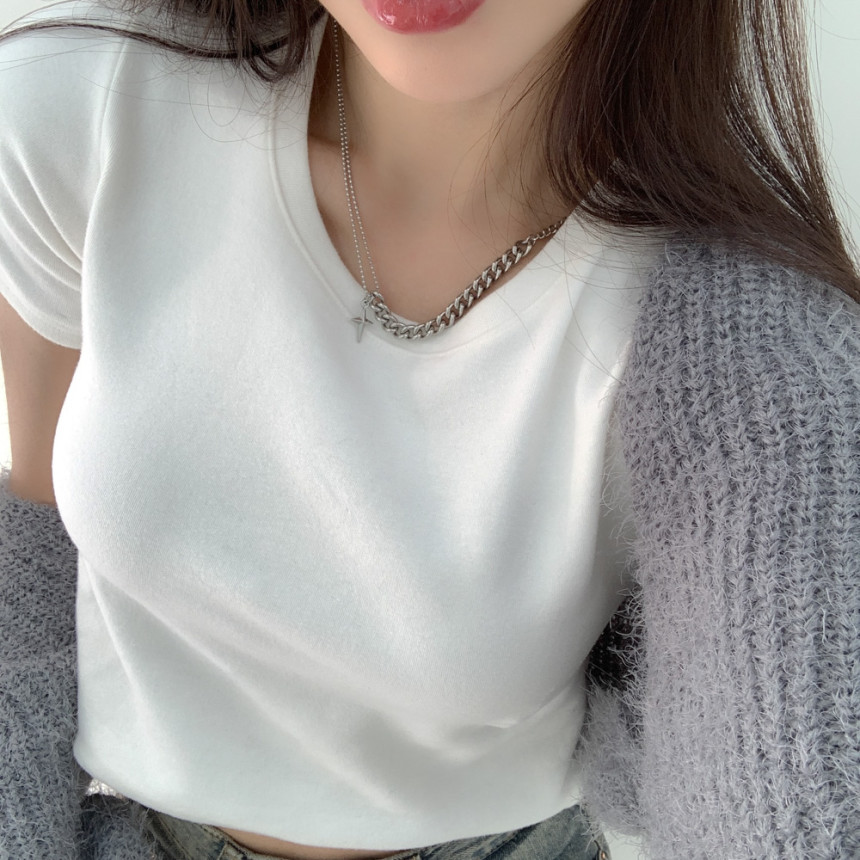 [국내제작/써지컬13종] y2k 스타 별 하트 체인 원석 써지컬스틸 목걸이 모음 상세 이미지 46