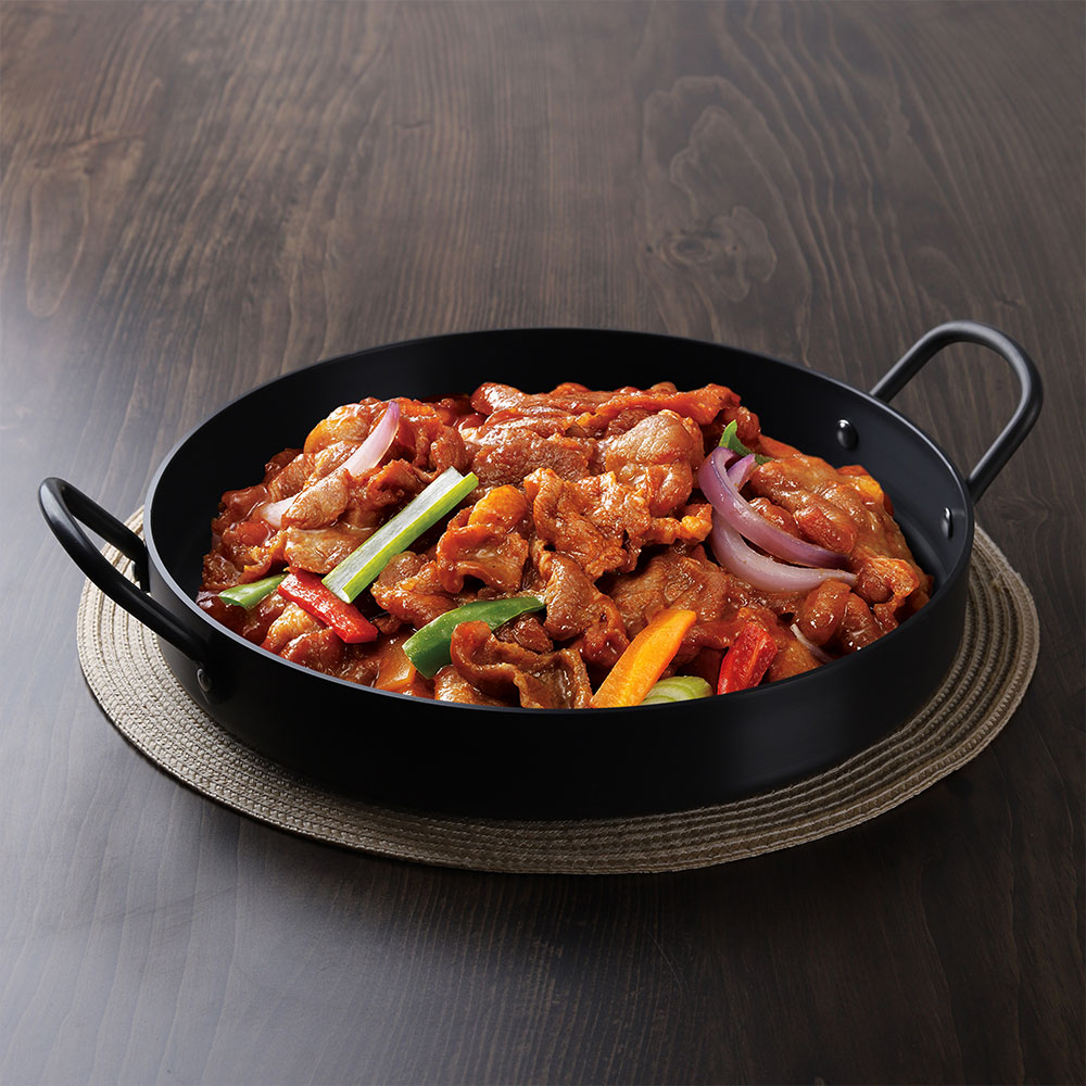 업소용 전판 철판 볶음판 경질 요리판 원형 닭갈비판 소소 - 상품 이미지
