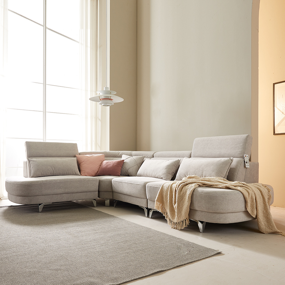 서광퍼니처 산티아고 조야 아쿠아텍스 패브릭 모듈 코너형 5인용 쇼파 sk