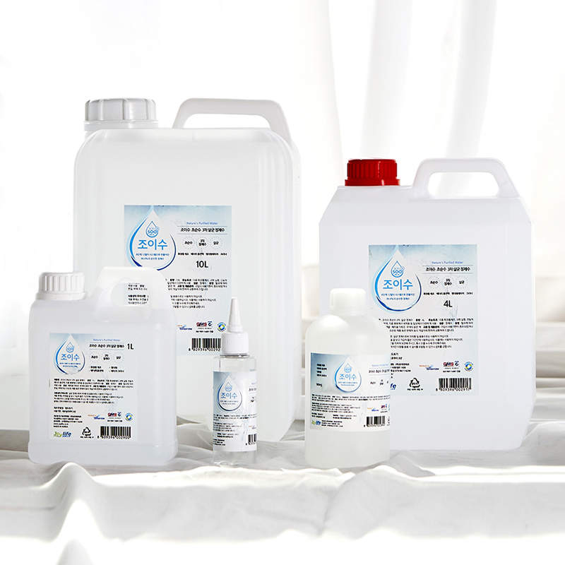 조이수 초순수 3차 살균 정제수 500ml 증류수 가습기 병원 배터리 지게차 부동액 : 조이 라이프