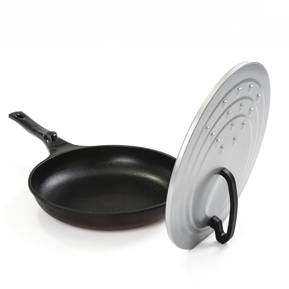 힘멜 스텐 냄비 뚜껑 기름방지망 후라이팬 덮개 다용도 커버 30cm - 상세 이미지 3