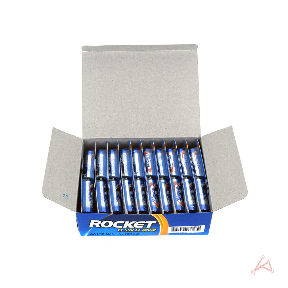 1.5볼트건전지 알칼라인 AA 건전지 1.5v LR6 2x20개 - 상세 이미지 4