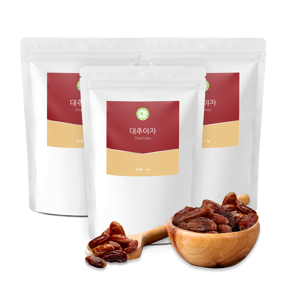 대추 야자 씨없는 데이츠 열매 3kg 건대추 말린 간식 만수르 - 상품 이미지