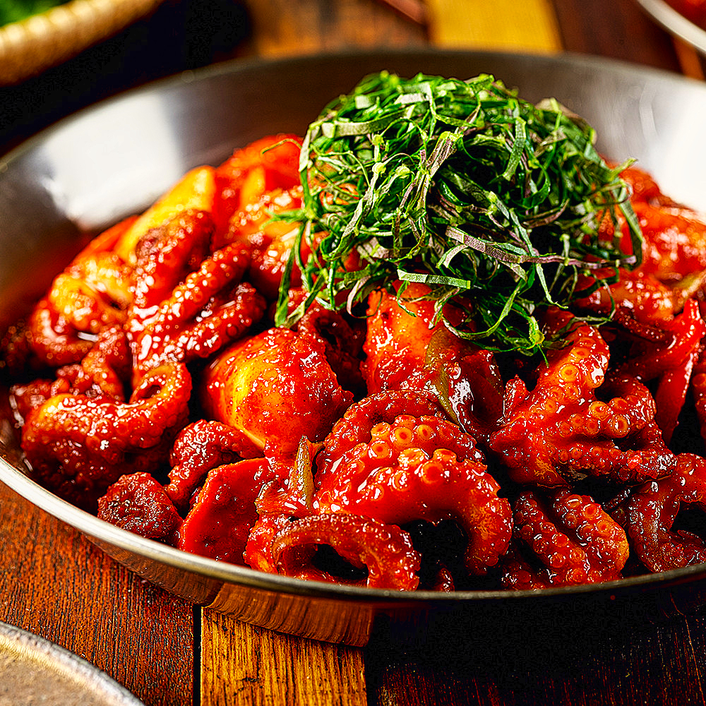 매운 양념 쭈꾸미볶음 쭈꾸미밀키트 캠핑요리 저녁메뉴 600g 3인분 - 상세 이미지 2