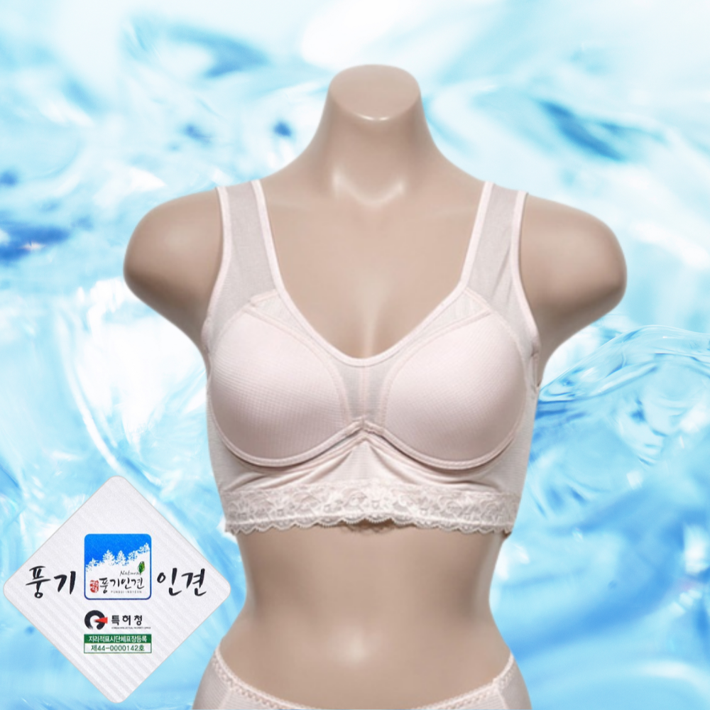풍기인견브라 국산 입는 러닝스포츠 가슴처짐 등살보정 시원한 통풍 여름 빅사이즈 일체형탑 이미지