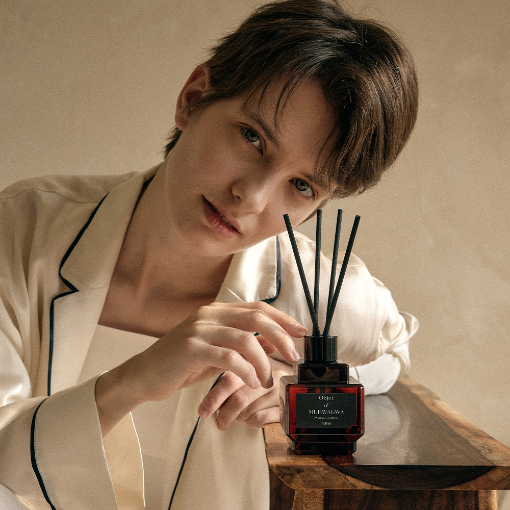 1+1 헤트라스 오브제 디퓨저 200mlx2개 선물세트 갤러리 실내 방향제 인테리어 화장실 대용량 블랙체리