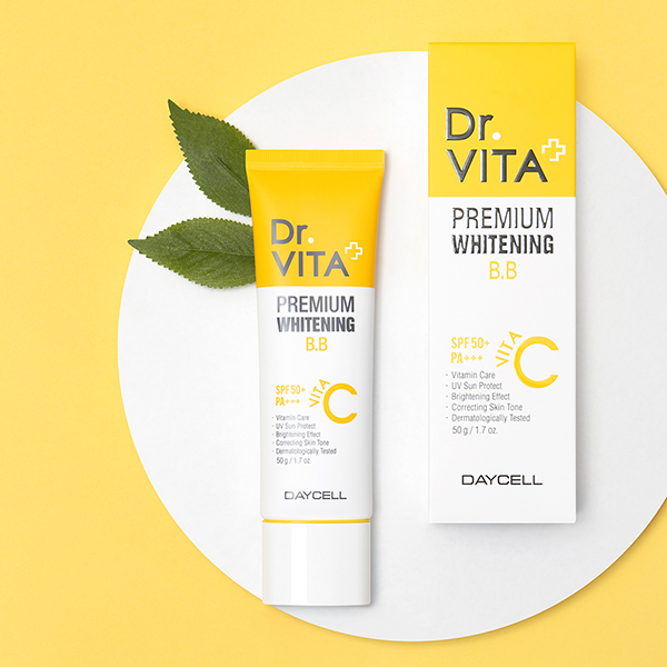 [비비크림] 닥터비타 프리미엄 화이트닝 비비50g (SPF 50+ PA+++) - 상세 이미지 2