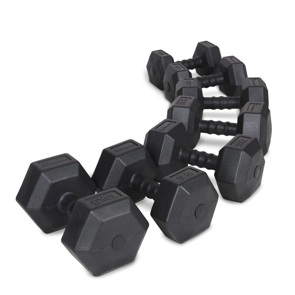 아이워너 맨즈 육각 아령 헬스 운동 덤벨 8kg, 2개