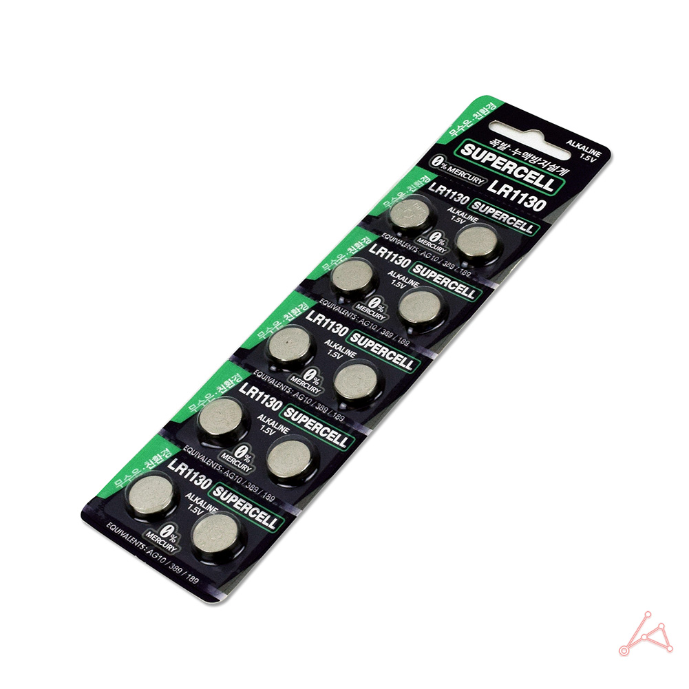 LR1130 건전지 단추 동그란 차키 자동차키 손목시계 배터리 1.5V - 상세 이미지 4