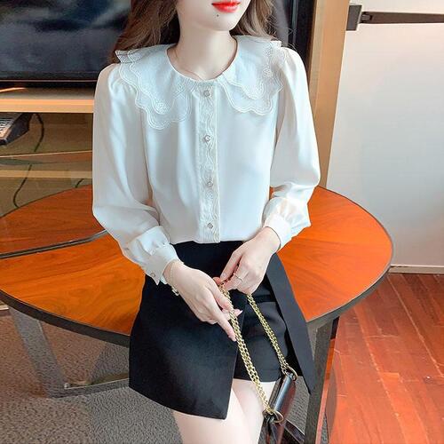 베티 카라 긴팔 블라우스 : 희연 샵